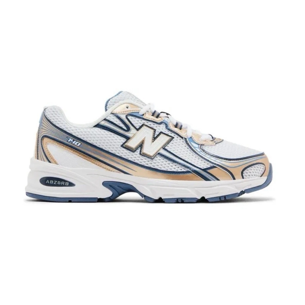 New Balance 740 Mens Size 11 Heron Blue Gold White U740hb2 Sneakers Shoes New